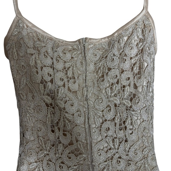 Aspeed Women’s Juniors Formal Elegant Cream Lace Dress With Shawl Size 3/4 - Picture 8 of 14